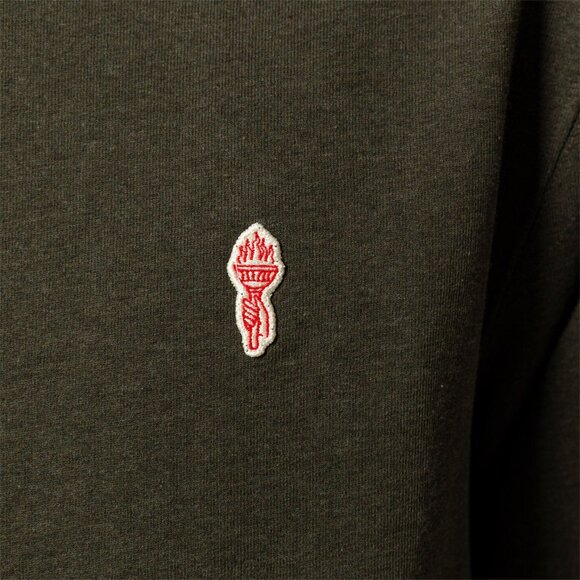 BNWT Revolution of 1995 - Evergreen Men's Army-Green Crewneck Sweatshirt - Picture 4 of 5